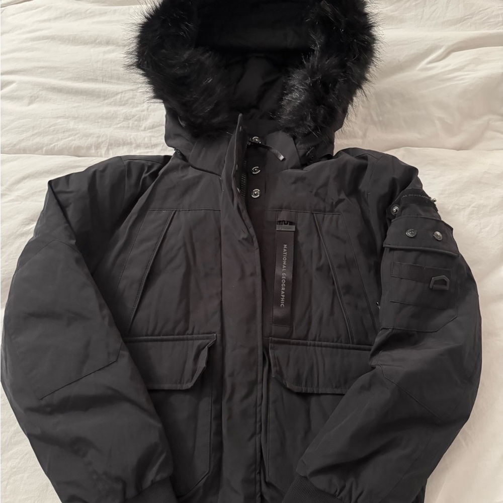 National Geographic Black Winter Jacket